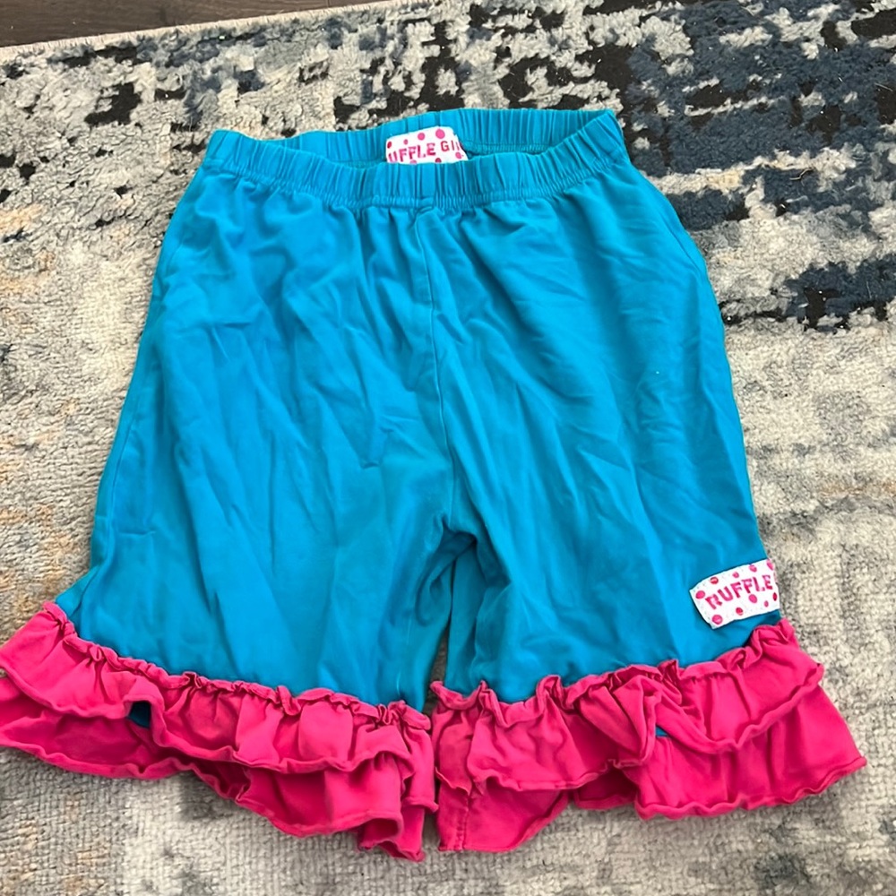 ruffle girl pants